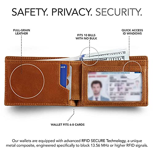 Ultra-dunne Portemonnee Heren Lederen Portemonnee Met Uittrekbare Visitekaarthouder Minimalistisch RFID Blokkeer… - Afbeelding 4