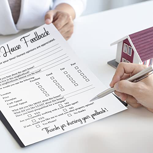 Marspark 150 Piece Real Estate Signs - Open House Supplies, Feedback Notepad, Questionnaire, Form for Agents & Brokers - Image 6