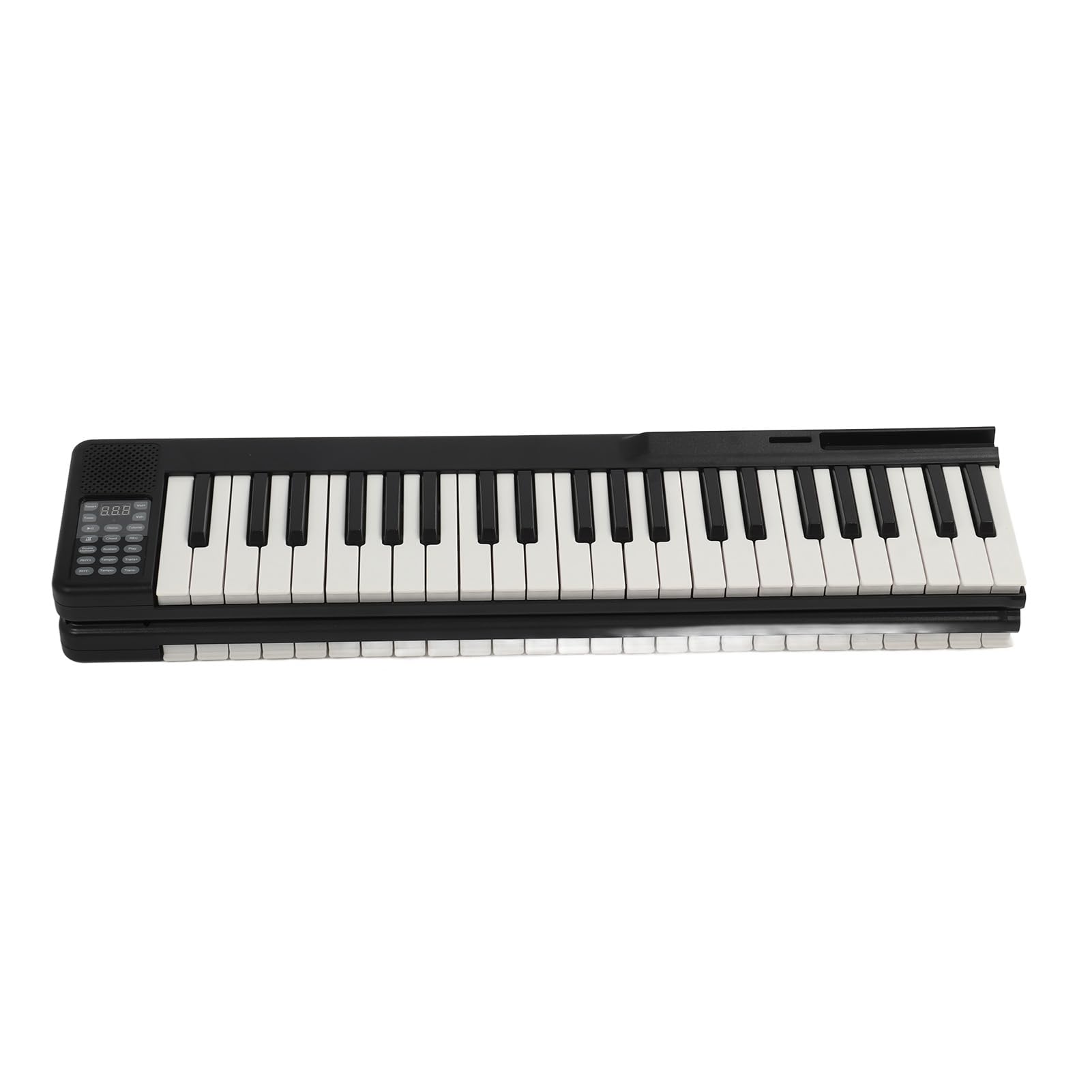 128 Tonos, 128 Ritmos, 15 Canciones de Demostración de Piano Plegable Piano órgano Electrónico Inteligente con Altavoz para Práctica y Entretenimiento