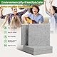 Rdutuok 12 Stück Selbstklebend Akustikplatten,30x30x1 cm Akustik Absorber Akustikpanel Schallschutzplatten für Tonstudio,Büro,Studio,Akustische Behandlung und Wanddekoration (Silbergrau)