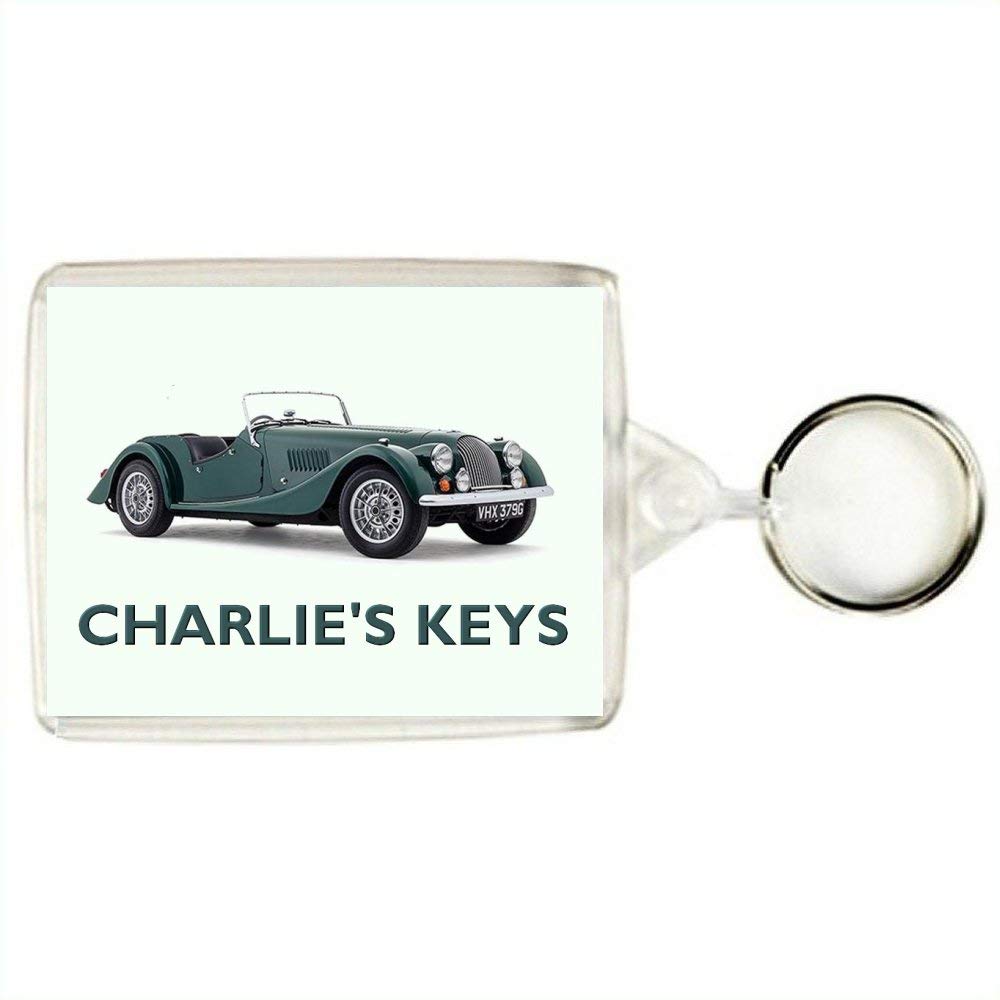 Key Expressions Personalised Classic Car Keyring/Bag Tag for MORGAN PLUS 8 Enthusiasts