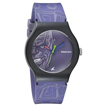 Fastrack Analog Purple Dial Unisex-Adult Watch-9915PP97