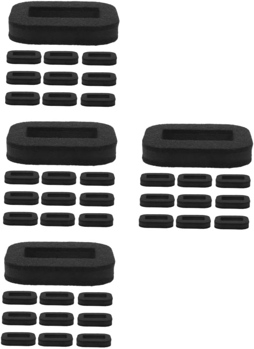 DOITOOL 80pcs Office Chair Wheel Stopper Rolling Chair Wheels Non Slip Furniture Leg Pads