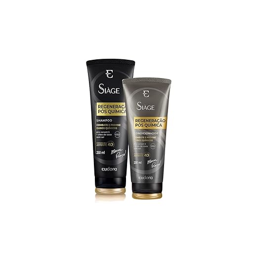 Eudora Kit Siàge Regeneração Pós Química Shampoo + Condicionador (Nova Versão)