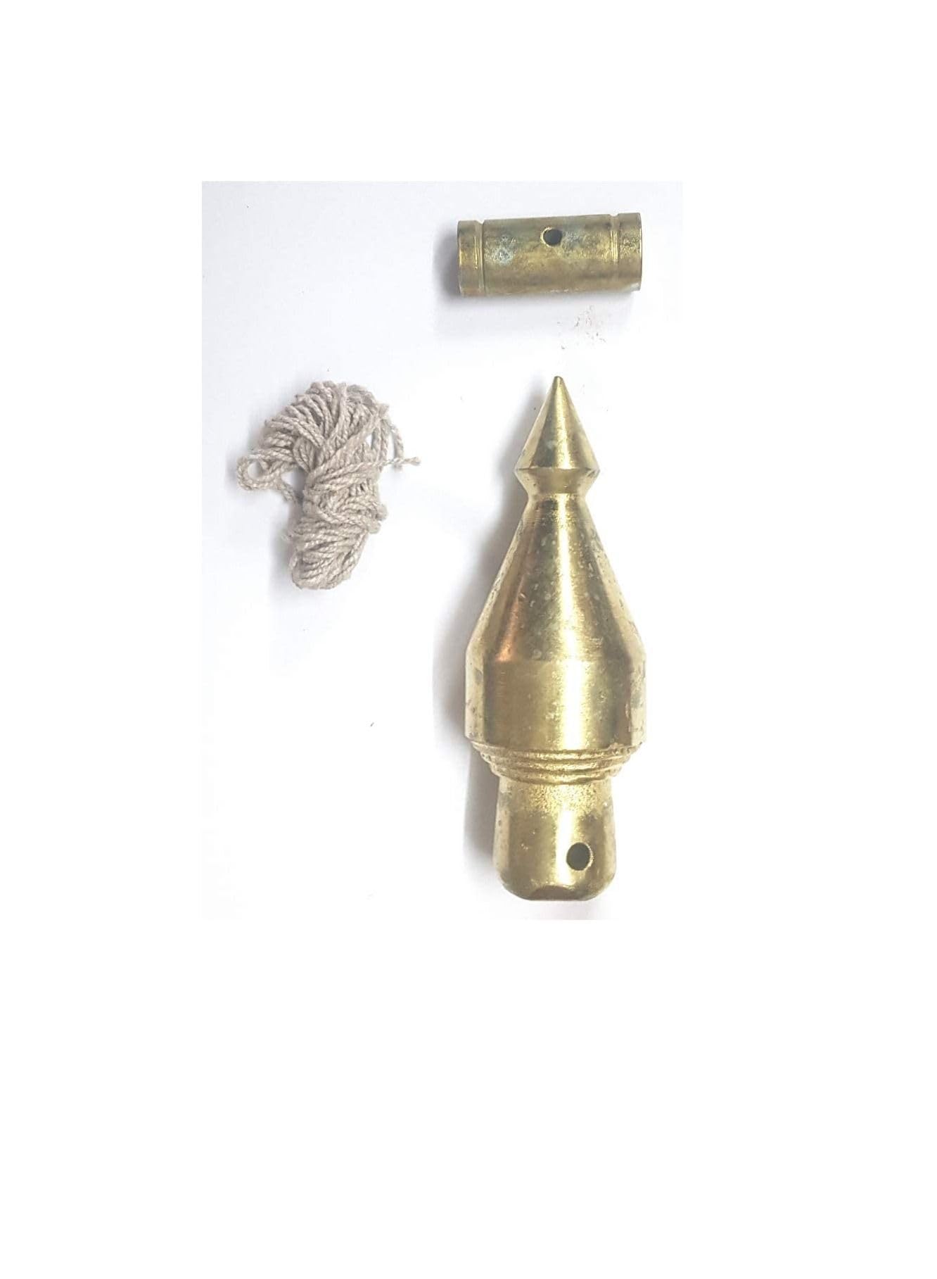 Fix Brass Plated Plumb Bob With Steel Kanda No 6