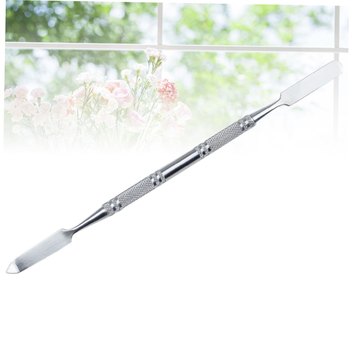FRCOLOR Makeup Mixing Rod Stainless Rod for Foundation Powder Concealers Concealer Palette Silver Cosmetic Tool