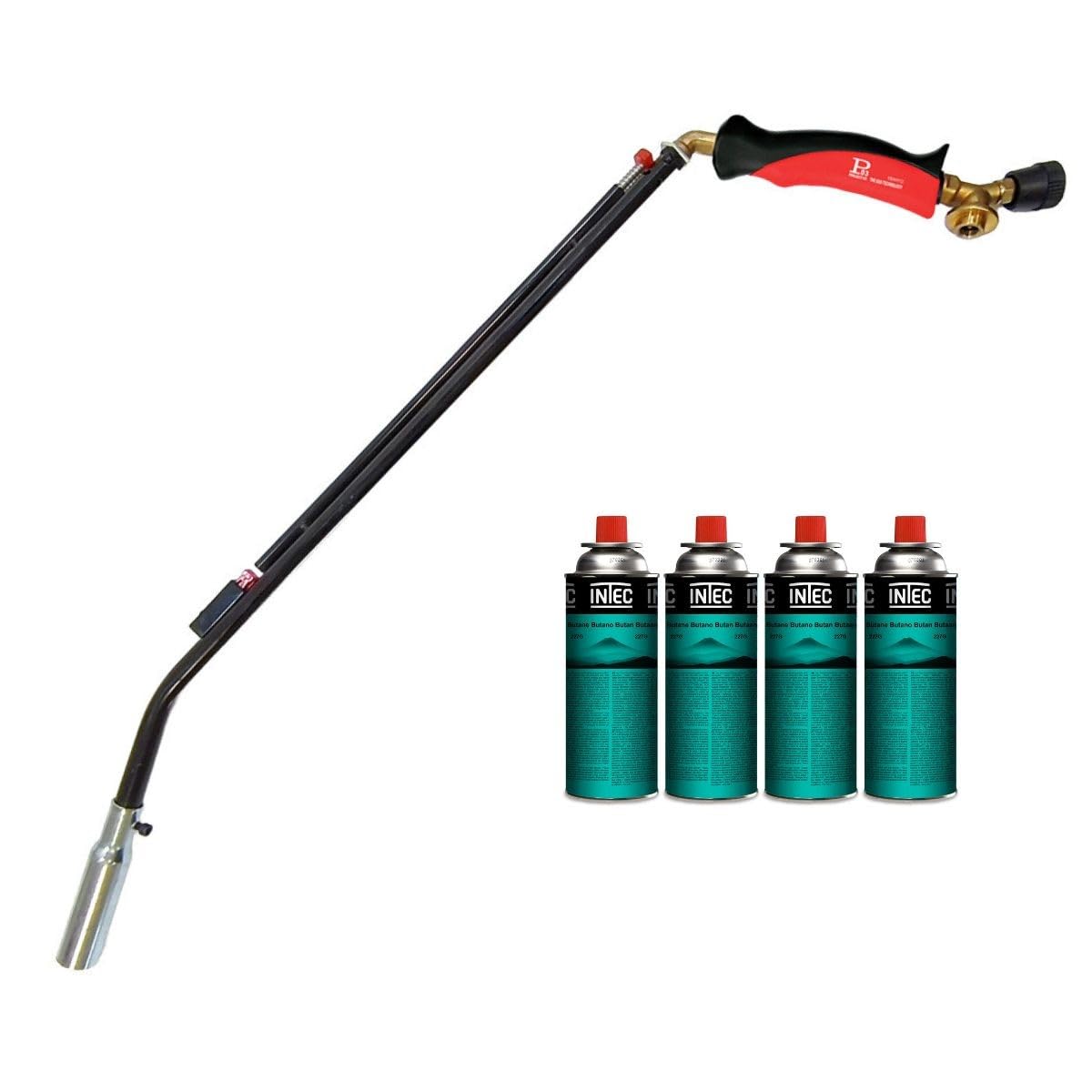 INTEC - Termiczna kuchenka gazowa 1100 W + 4 kartusze gazowe + adapter