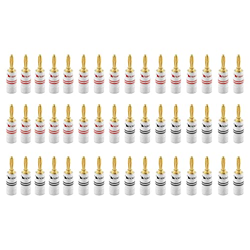 Nakamichi Excel Series 24k Gold Plated Banana Plugs 12 AWG