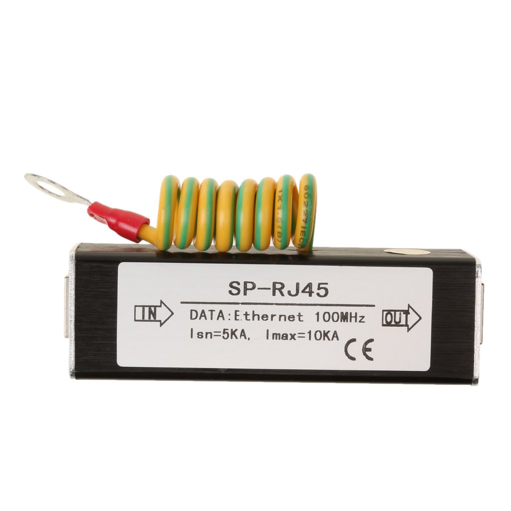 ATORSE Network RJ45 Adapter Ethernet LAN Surge Protector Surge Suppressor for Thunder & Lightning Arrester Applied-image-36