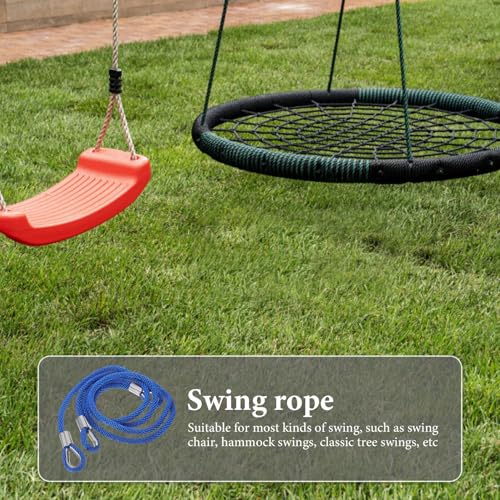 Corde de balançoire ajustable nylon accessoire suspendu jeux extérieur hamac - 4