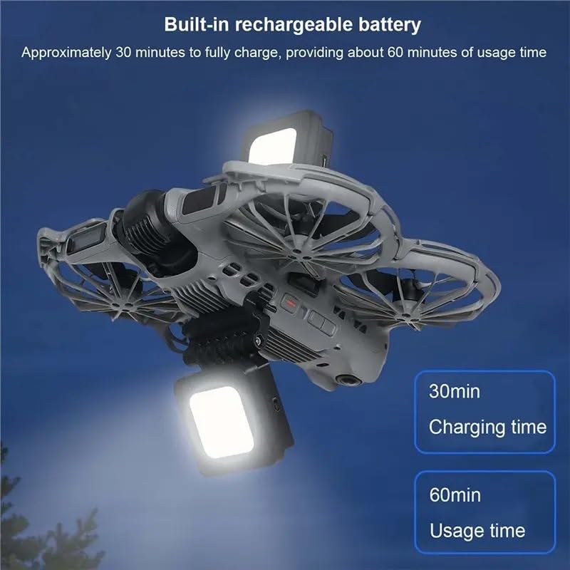 Compatibile con DJI Luce LED navigazione lampeggiante antiurto volo notturno Neo 2