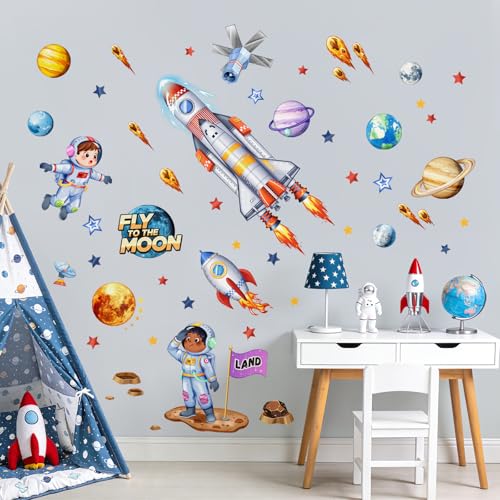 Vinilos decorativos espaciales para habitación infantil miniatura 5