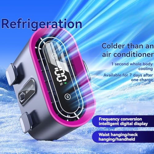 Ventilateur électrique 6000mAh à haute vitesse pour une fraîcheur continue