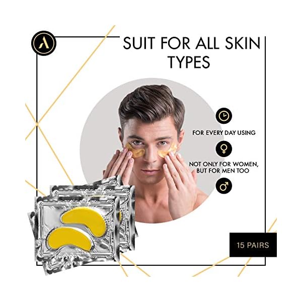 Under-Eye-Patch-Gold-Collagen-Eye-Mask-Best-Eye-Treatment-Anti-aging-and-Anti-wrinkle-Effect-Moisturizes-Reduces-Puffiness-and-Dark-Circles-15-Pairs Under Eye Patch, Gold Collagen Eye Mask, Best Eye Treatment, Anti-aging and Anti-wrinkle Effect, Moisturizes, Reduces Puffiness and Dark Circles (15 Pairs)