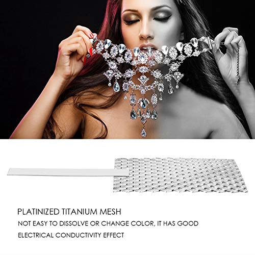Platinized Titanium Mesh Jewelry Tool Jewelry Plating Plater Tool Mesh With Handle for Rhodium electroplating Electrolysis - Image 3