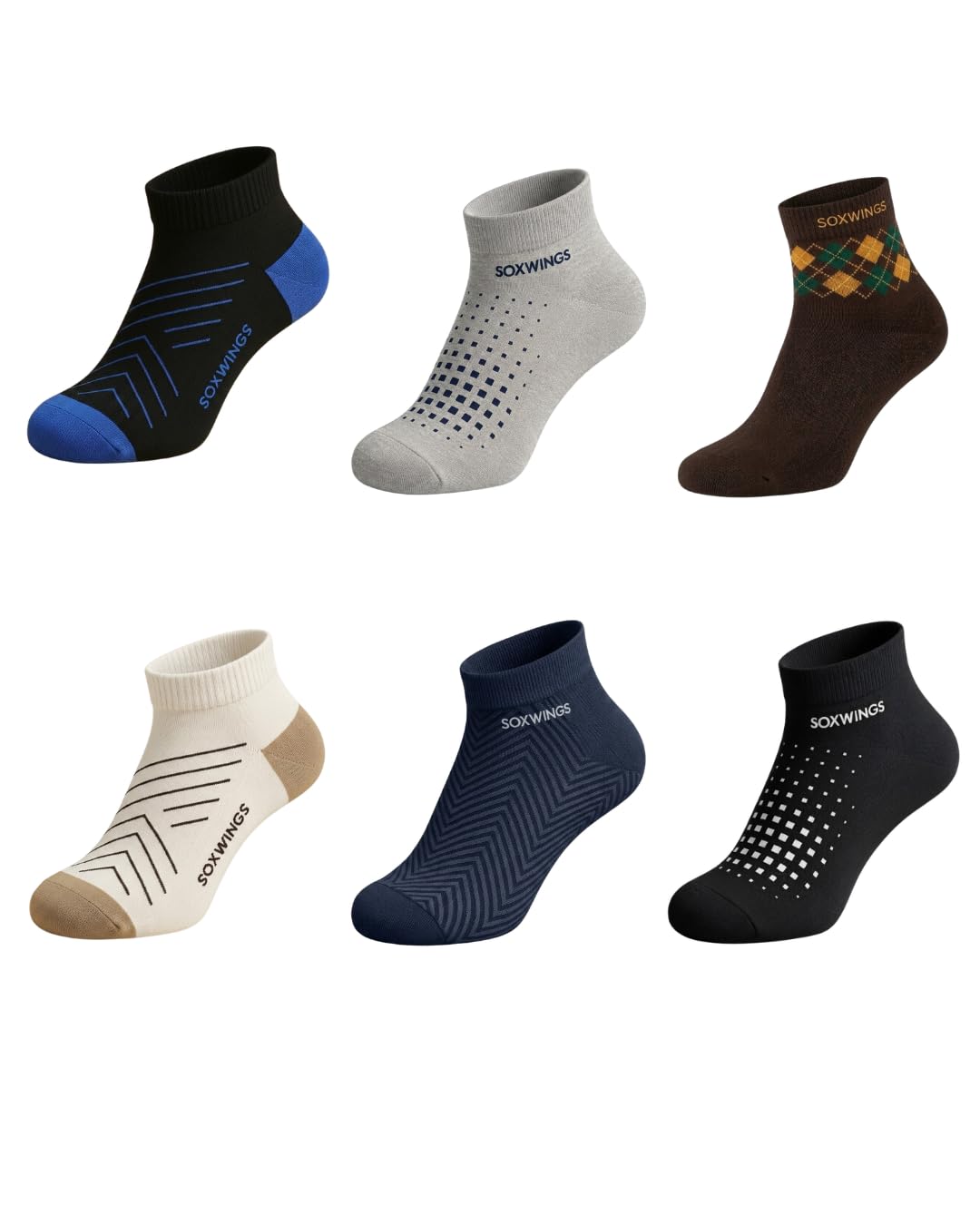 Cotton Ankle Socks For Man Combo With Durable Soft For Formal Gym And Daily Wear In Multicolour Colour Pack Of 2 | 3 And 6-image-29