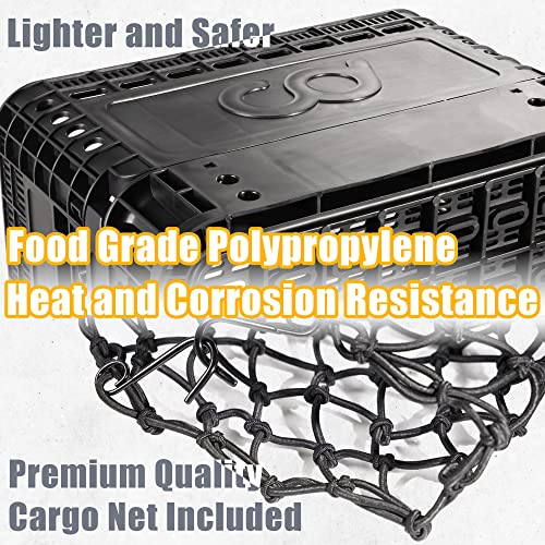 image for CyclingDeal Foldable Rear Bike Basket | Patented Design, Easy Install 