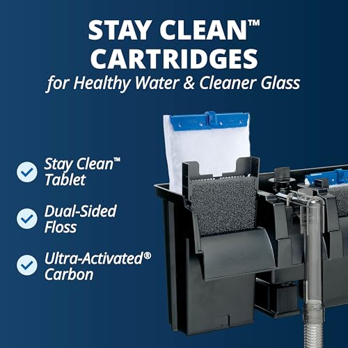 Image of Tetra Whisper Bio-Bag with Stay Clean, Large Filter Cartridges for Aquariums, 8 Count, Unassembled, Fits Tetra Whisper Fish Tank Filters 10-30 Gal, 20-40 Gal, PF-20, 30, 40, 60, IQ 20, 30, 45, 60