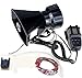 Yida - Clacson sirena veicolare, 12 V, 80 W, 7 toni, con microfono, utilizzabile come altoparlante