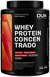 Whey Protein Concentrado 900 g – Sem Sabor (Neutro) | Dux Nutrition