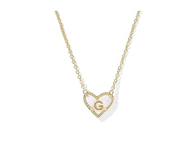 Kendra Scott Heart Letter G Short Pendant Women