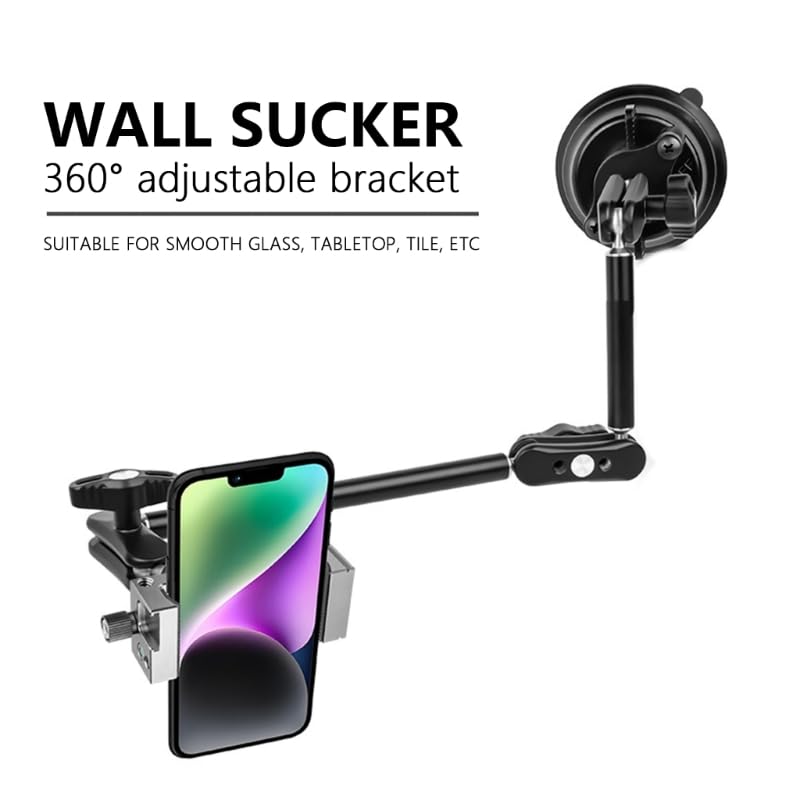 Uchwyt na telefon komórkowy na biurko regulowany stojak na ramię telefonu 360 ze śrubą 1/4 3/8