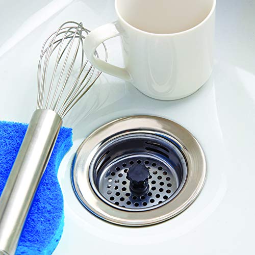 Colador para Fregadero de Acero Inoxidable Negro miniatura 3
