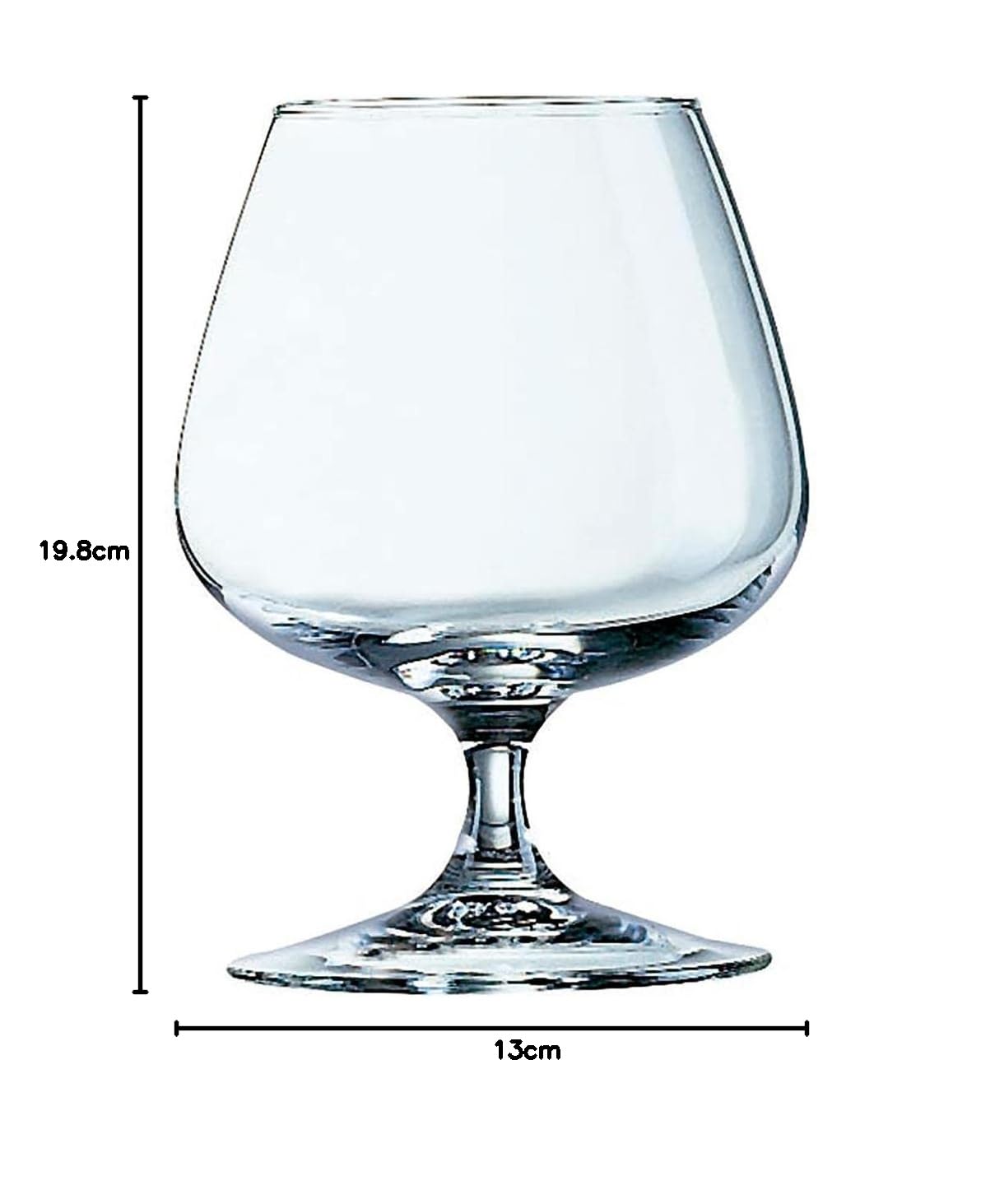 Arcoroc DEGUSTACION Caja 6 Copas Coñac Vidrio 41Cl