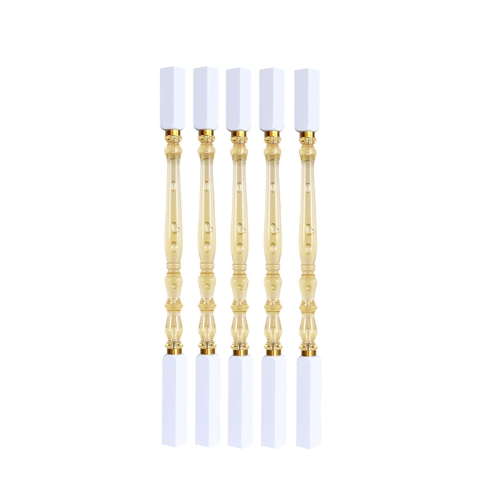 Poteaux d'escalier en bois dur contre les rampes instables lot de 5 balustres 98,8 cm