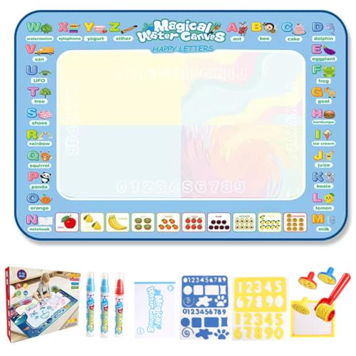 Bykiyevm ���ł����� �����������G�`�� �X�C�X�C�������� 150×100cm/100x80cm �r�b�O�T�C�Y �q�ǂ����G�`���Z�b�g �c������ ���[���[&�X�^���v�Z�b�g �ʂ肦 �m�炨������ �g�ѕ֗� ������ꂪ�ȒP (�t���[�c���^�[,150x100