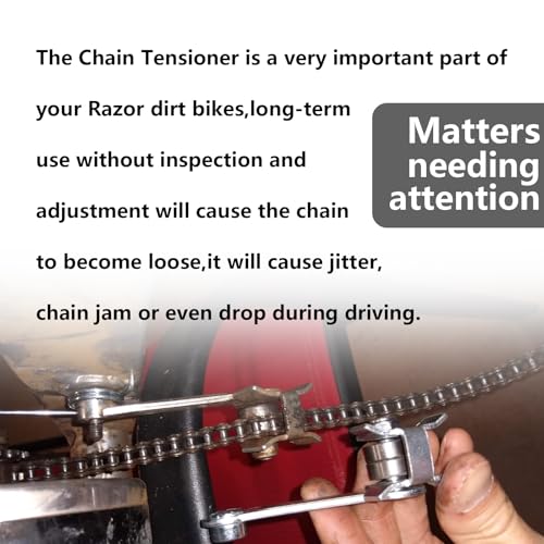 Image of Chain Tensioner Adjuster Compatible with Razor MX500 MX650 SX500 Dirt Rocket Electric Motocross Bike RSF650 Electric Mini Dirt Sport Street Bike Motorcycle Heavy Duty Parts W15128190079
