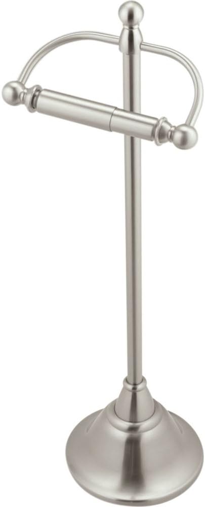 CSI Donner DN6850BN Sage Brushed Nickel Freestanding Toilet Paper Holder