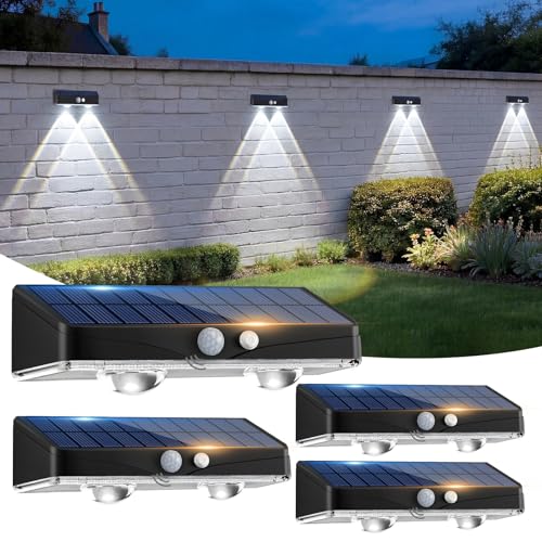 Lampe solaire pour clôture et extérieur : sécurisez facilement votre garage et cour