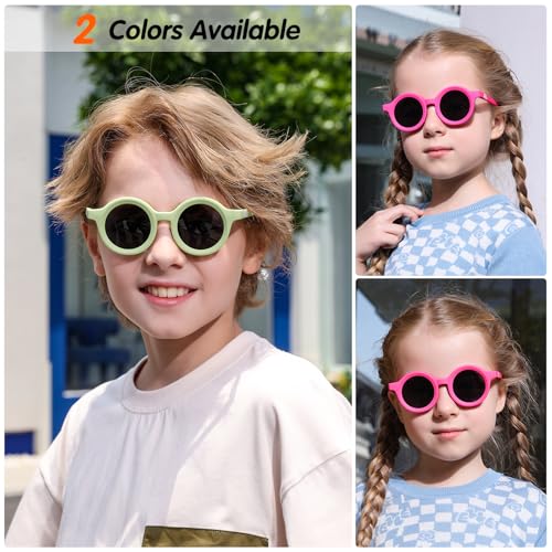 Image of EYEBUDDY Kids Toddler Sunglasses Age 2-4 /3-5 Boys Girls Polarized UV Protection Sun Glasses for Age 2-8