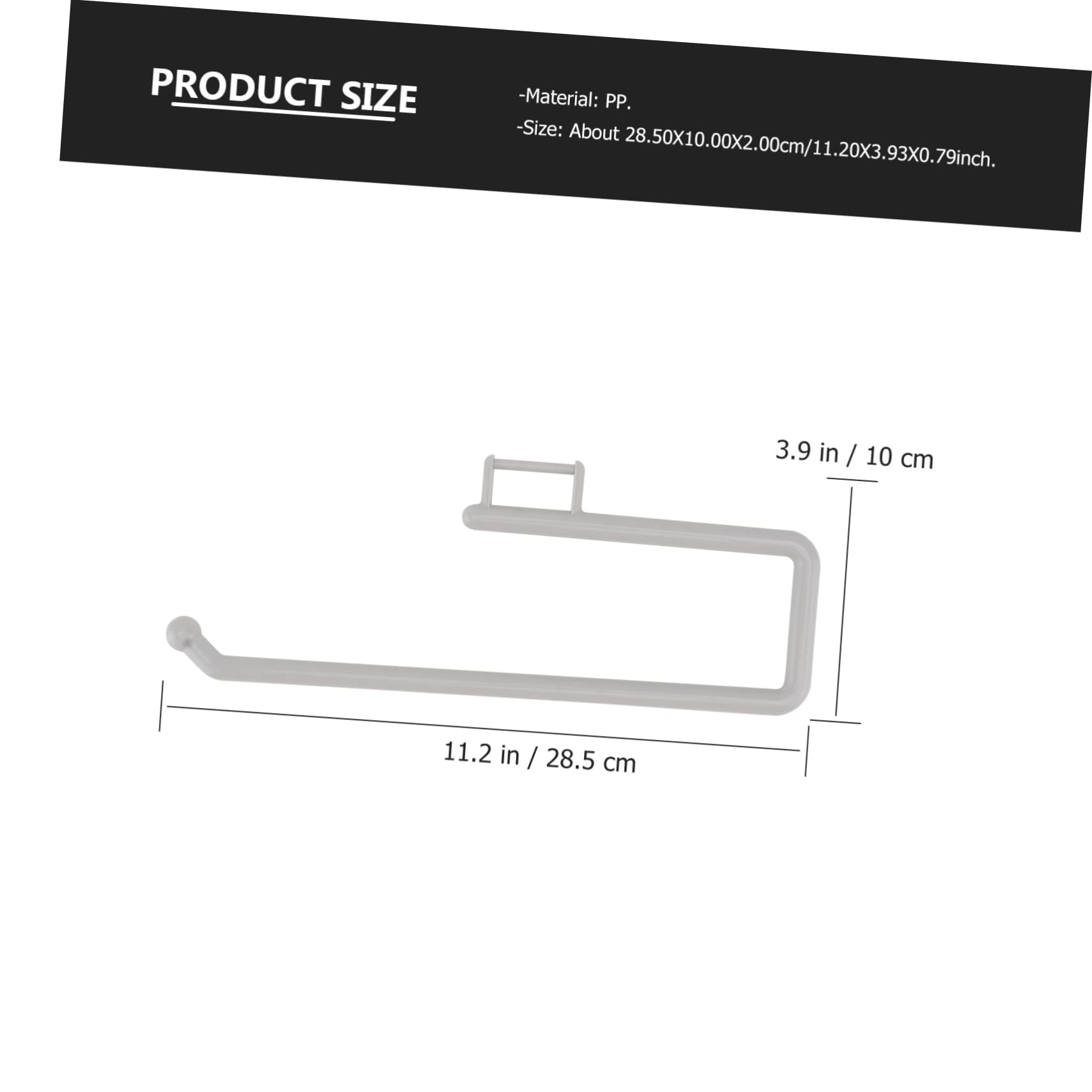 CMBSSTFC 1pc Scaffali per riporre Gli Oggetti Portarotolo di Carta montata a Parete Portarotolo di Carta igienica Portarotolo di Carta Senza Perforazione Porta fazzoletti sotto l'armadietto