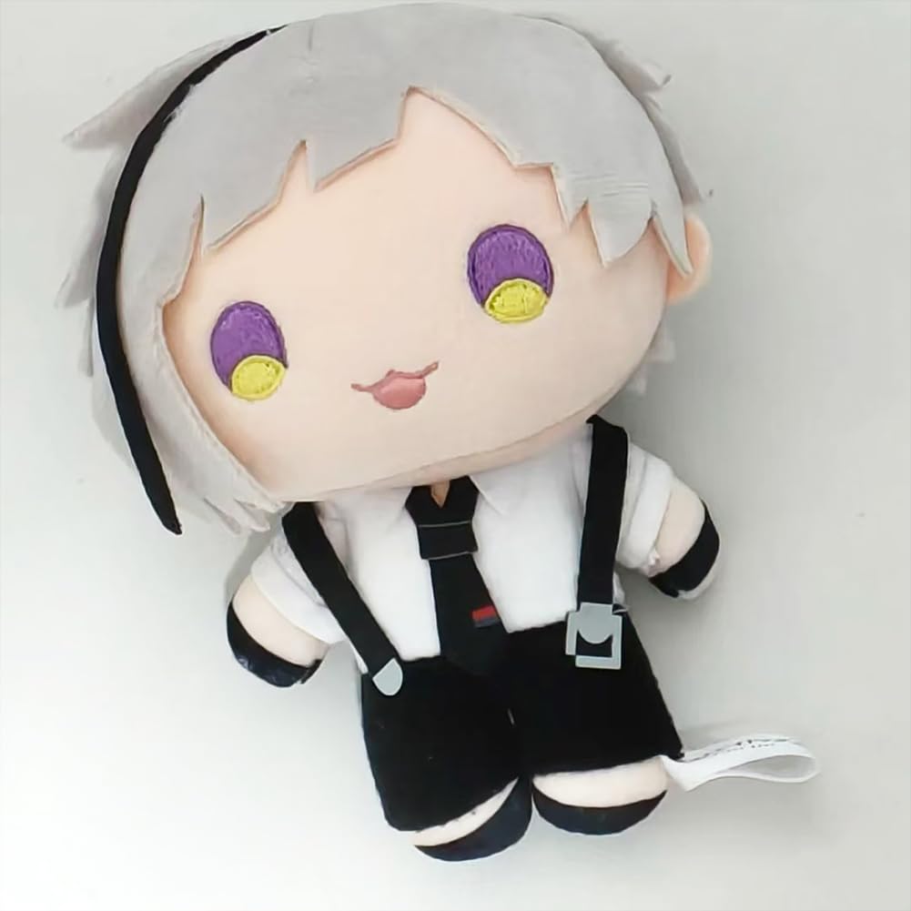 Zhongkaihua 20 cm Dazai Osamu pluszowa poduszka wisiorek Deocr Dazai Osamu figurka pluszowa anime PP bawełniana torba samochodowa torba domowa brelok dekoracja prezent dla fanów