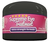 Supreme Eye Treatment Cream by DIVA Fit & Sexy - All-Natural Formula Made with Organic Aloe Gel to Remove Dark Circles, Reduce Puffiness, Ease Under Eye Bags, Repair Premature Aging Signs, Wrinkles, Crow's Feet and Improve Facial Lines - 100% Satisfaction Guaranteed!