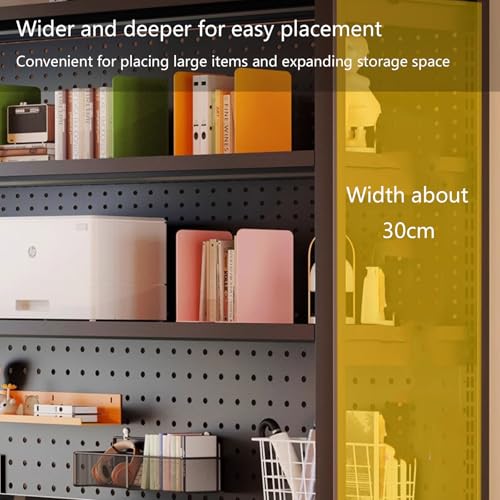 Étagère de rangement de bureau relevable à compartiments modulables - 4