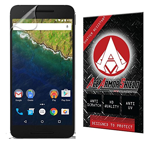 Ace Armor Shield Shatter Resistant Screen Protector for The Huawei Nexus 6P with Free Lifetime Replacement Warranty
