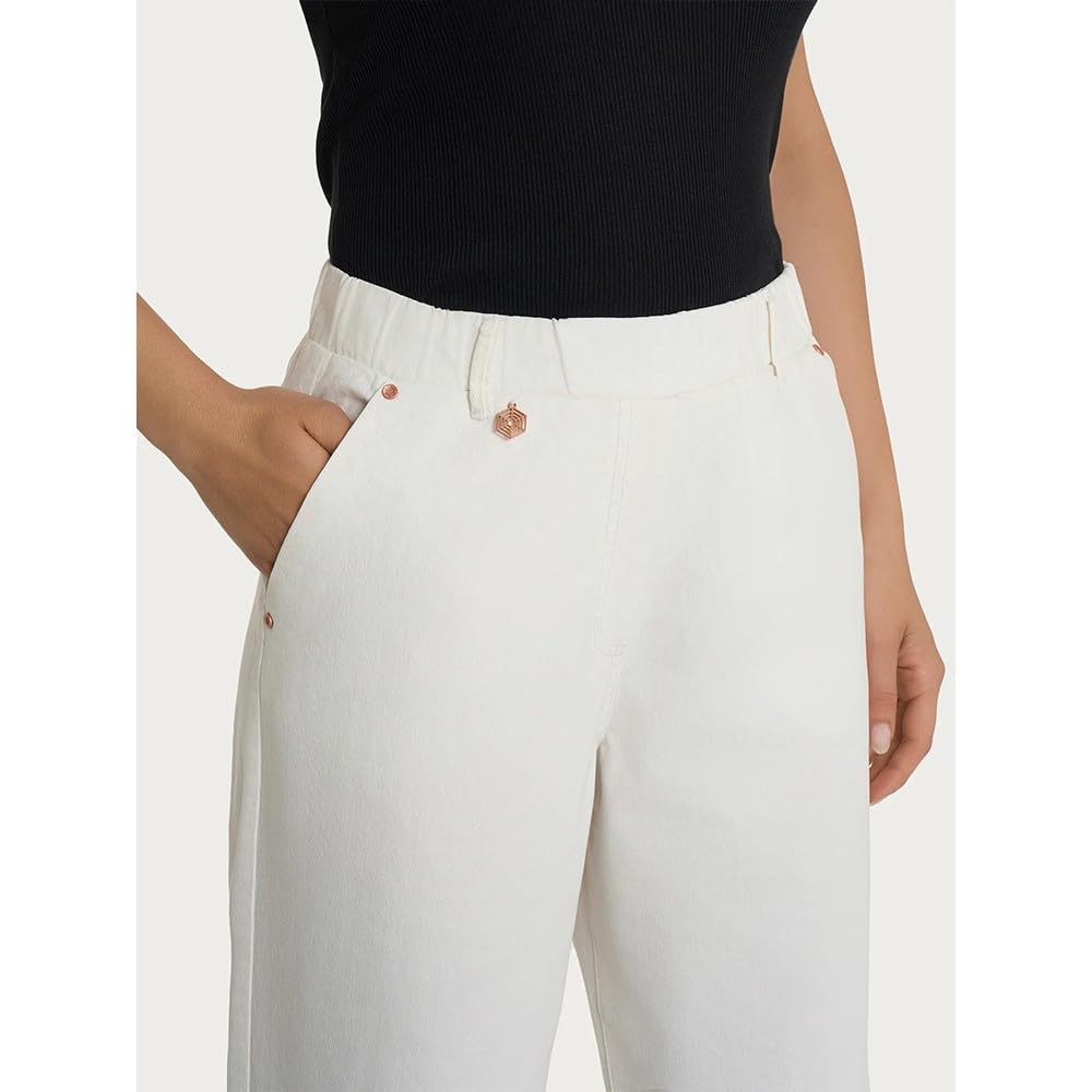 RAGNO Jeans a Carota con Tasche P-E in Light Denim dn18p7