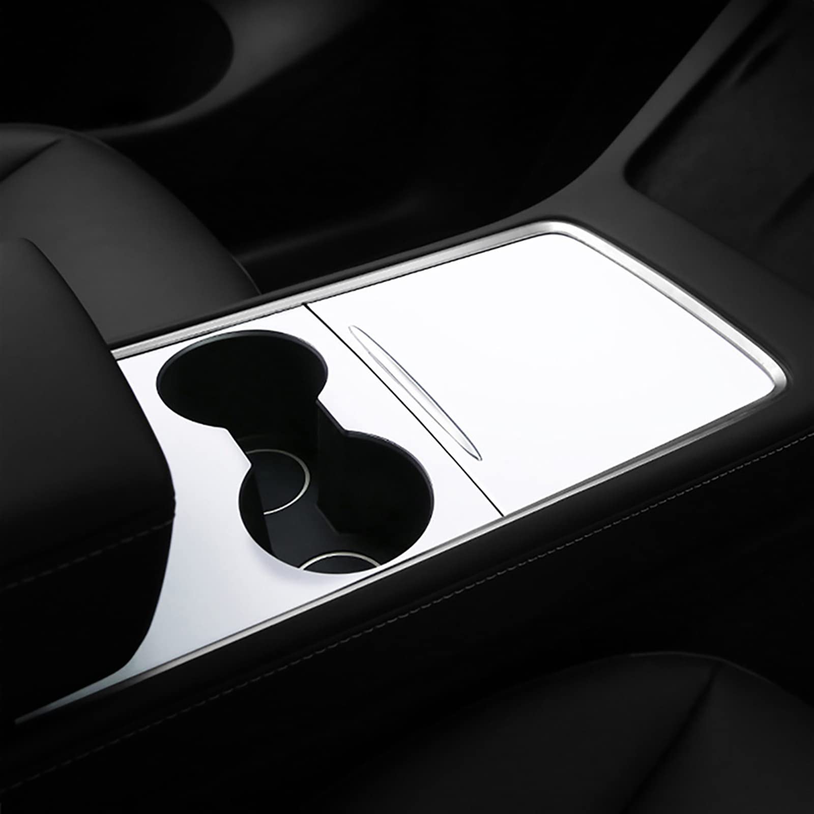 Cover up Scratches for Tesla Model 3 Y 2021 ABS Plastic Center Console Wrap Protector Cover Sticker