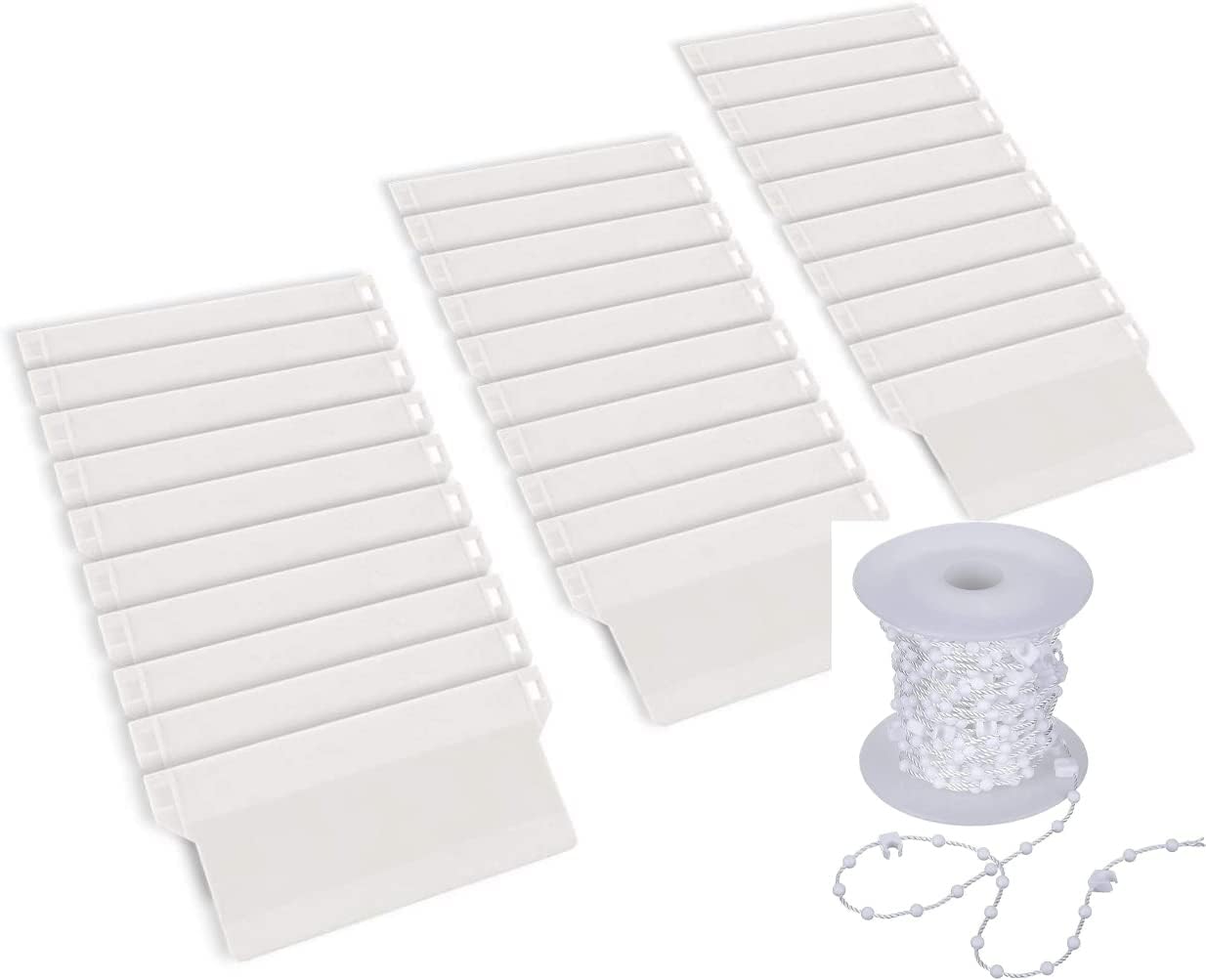 EveryHome Vertical Blind Set of 30 89mm Bottom Weights & 6m 89mm Bottom