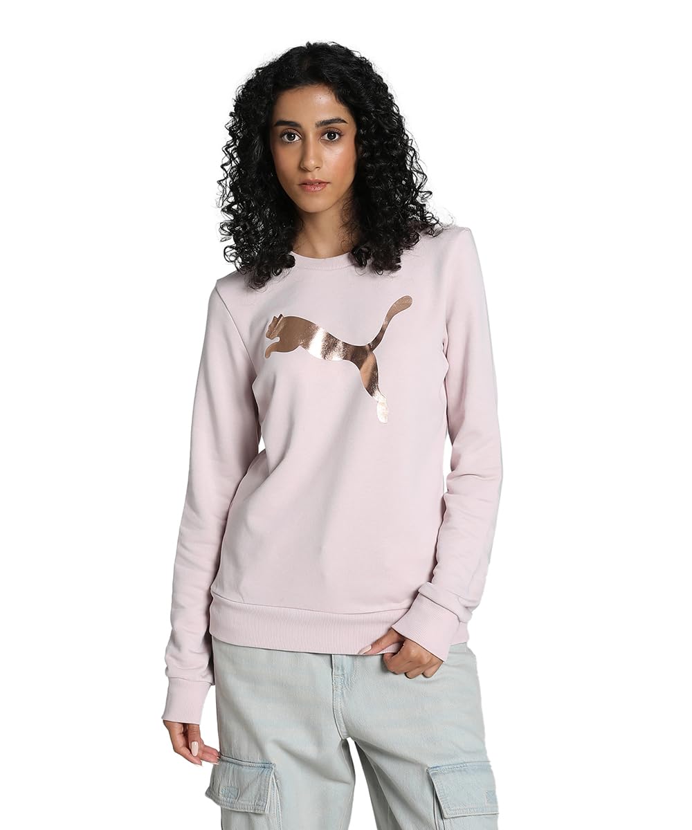 Puma Women's Cotton Blend Round Neck Sweatshirt-picture-51