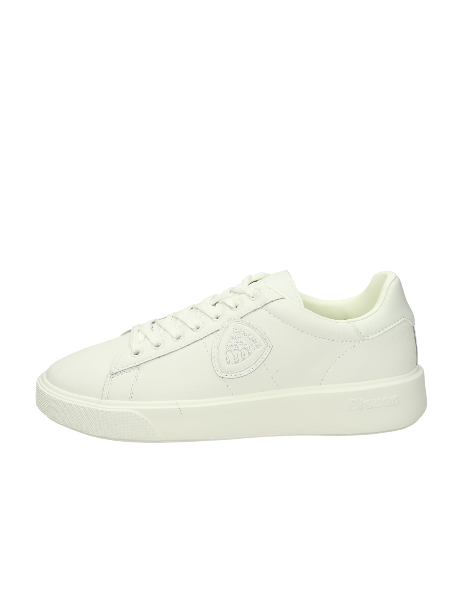 Baskets Blanches Blauer en Cuir BUCK01 pour Vos Sorties de Week-end