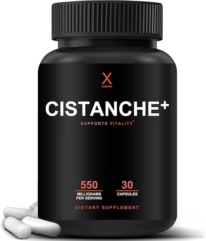 Evorina Humanx Cistanche+ 550MG (Cistanche Tubulosa Extract Powder for Men) USA Made - Easy to Swallow Capsules - Powerful Supplement to Support Athletic Performance, Strength, & Vitality | High Strength Herbal Supplement | Clean Label Ayurvedic Wellness-image-26
