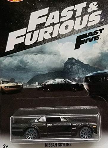 Fast and Furious 2018 Series Black Nissan Skyline DIE-CAST Exclusive, F&F Nissan