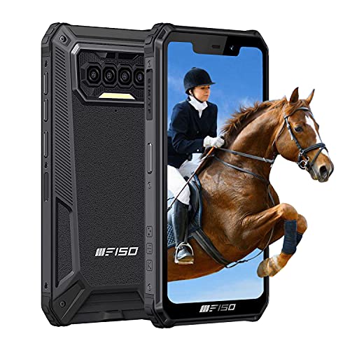 OUKITEL F150-B2021 Rugged-Mobile-Phone Unlocked-Smartphone Sturdy, 8000mAh IP68 Waterproof Unlocked Cell Phones 5.86 inch Android 10.0 6/64GB ROM 16MP Camera Global Version, NFC(Rock Black)