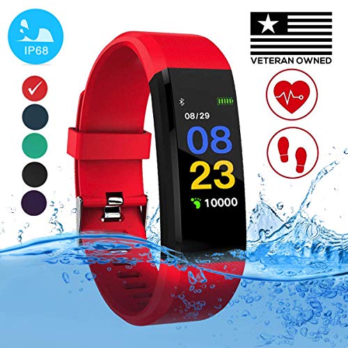 Burn-Rate Fitness Tracker Heart Rate Monitor - Smart Watches for Women Men Color