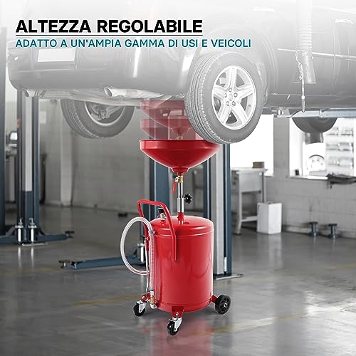 Wiltec Recuperatore Olio esausto 80 Litri Altezza