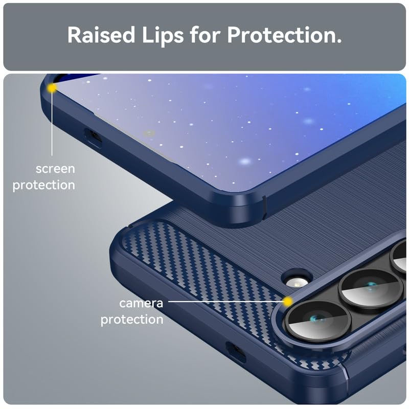 Image of Basic Case for Samsung Galaxy S26 Plus (Carbon Fibre Blue)